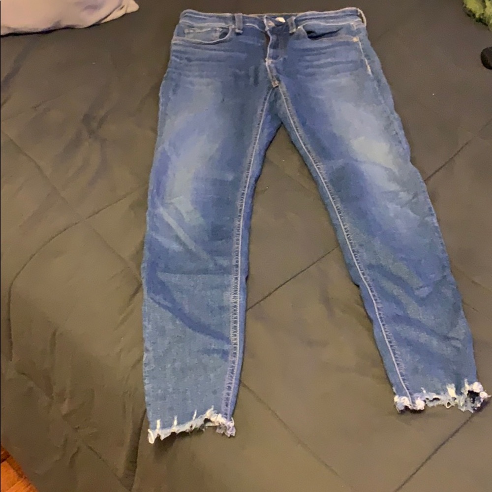 Rag and bone cate mid rise ankle skinny jeans